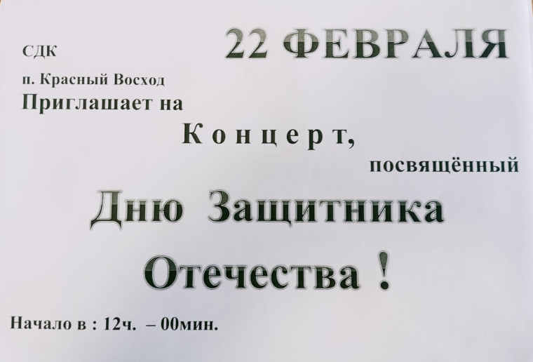 Праздничный концерт. Праздничный концерт.